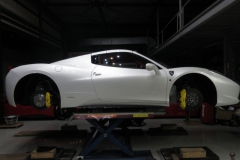 Ferrari458スパイダー 4輪リフターお取り付け。