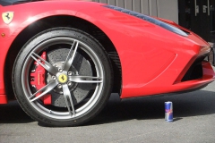 フェラーリ458スペチアーレ リフトアップの模様です。