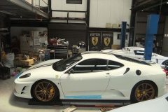 フェラーリ 430 スクーデリア 前後リフター取り付け作業