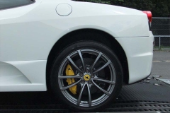 in action of a rear lifter.