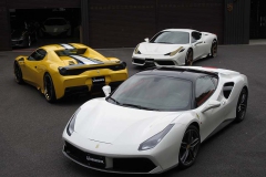 Ferrari 488GTB,Ferrari 458 Speciale A and 458 Speciale. Roberuta Lifter System has been attached to all of the car.
