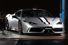 FERRARI 458 Speciale with ROBERUTA Lifter System（front and rear）.