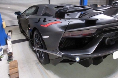 Lamborghini・アヴェンタドール SVJ ロベルタ・ファクトリーに入庫中
