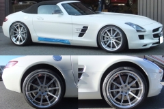 AMG SLS ROADSTER with ROBERUTA lifter system（Front ＆ Rear）.