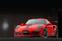 911 GT3RS用ロベルタ・リフターシステム（フロント）。ロベルタ・リフターシステムは5年間メンテナンスフリーでお使いいただけます。本体10年（その他部品5年）の保証つき。