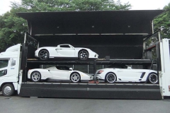 スペシャルインポートカーショープレミアム2014の出展準備です。OFFICE K様、リバティーウォーク様と共同出展を実施させていただきました。We are ready for the S.I.S Preminm 2014!